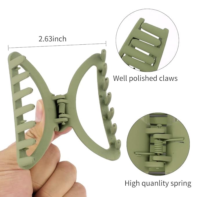 1 Pc D shape medium size Korean Hair clutches