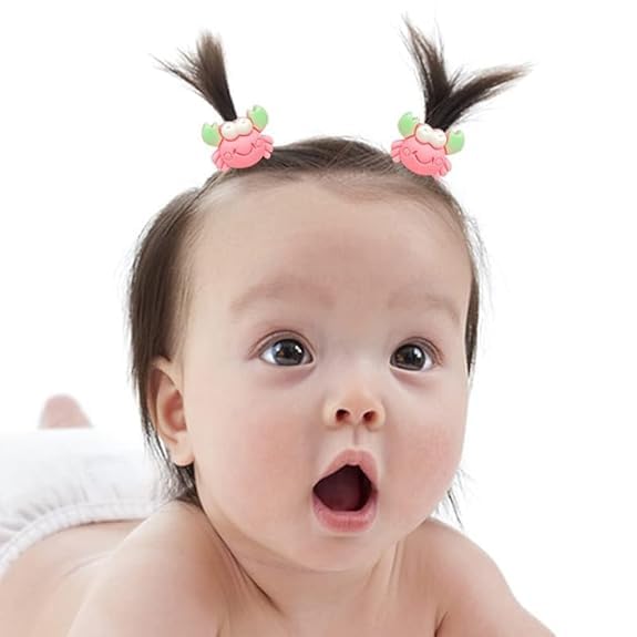 12 pcs Cartoon Hair Bands for babies,girls and kids