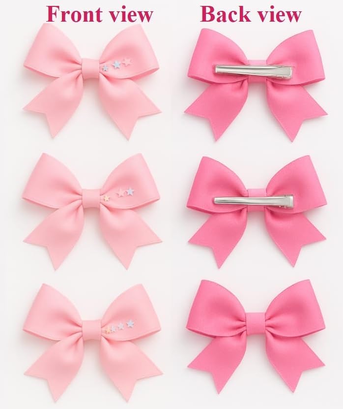 3pcs Cute Kids Bow alligator clip for girls and kids