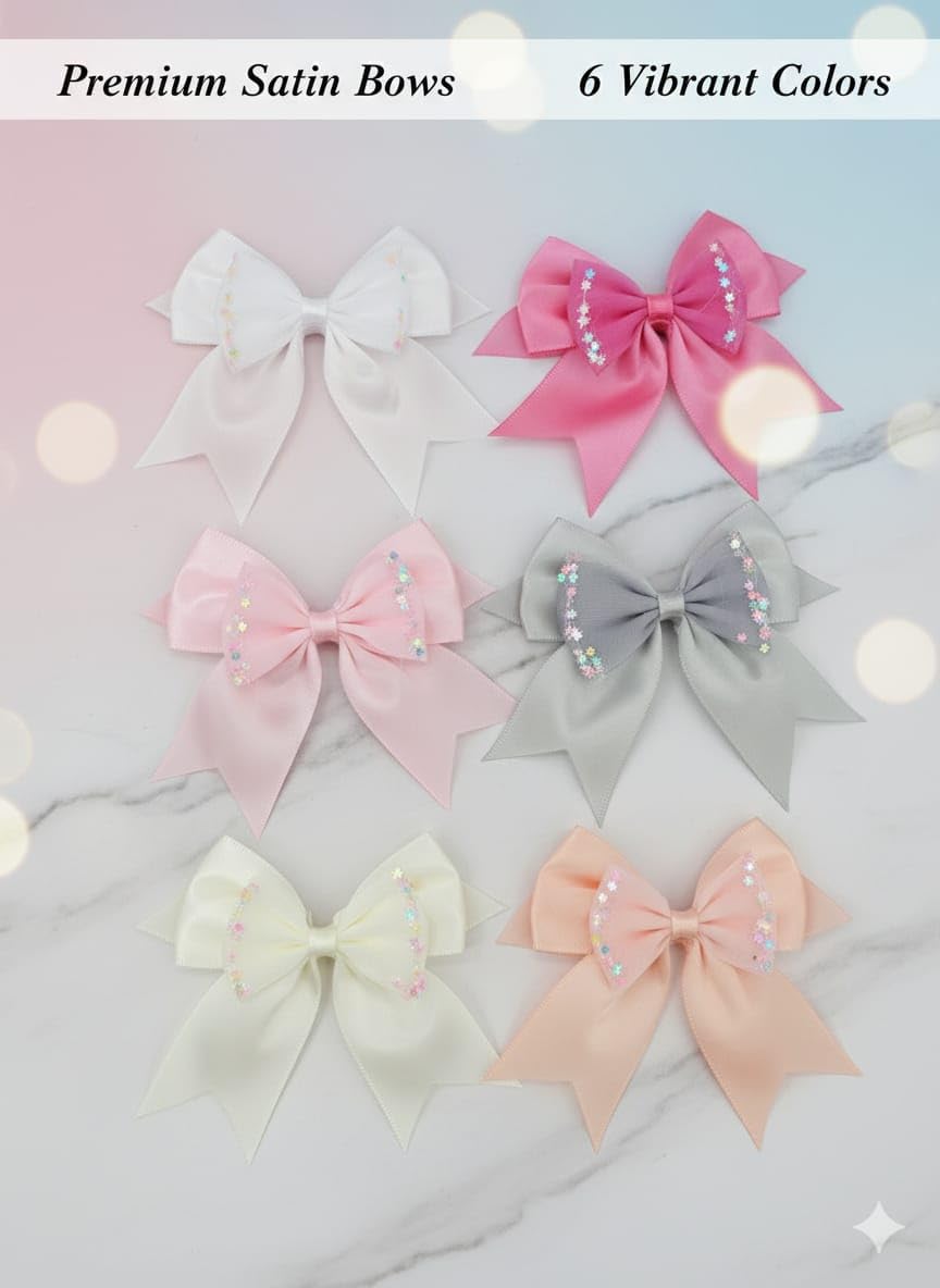 3pcs Cute Kids Bow alligator clip for girls and kids