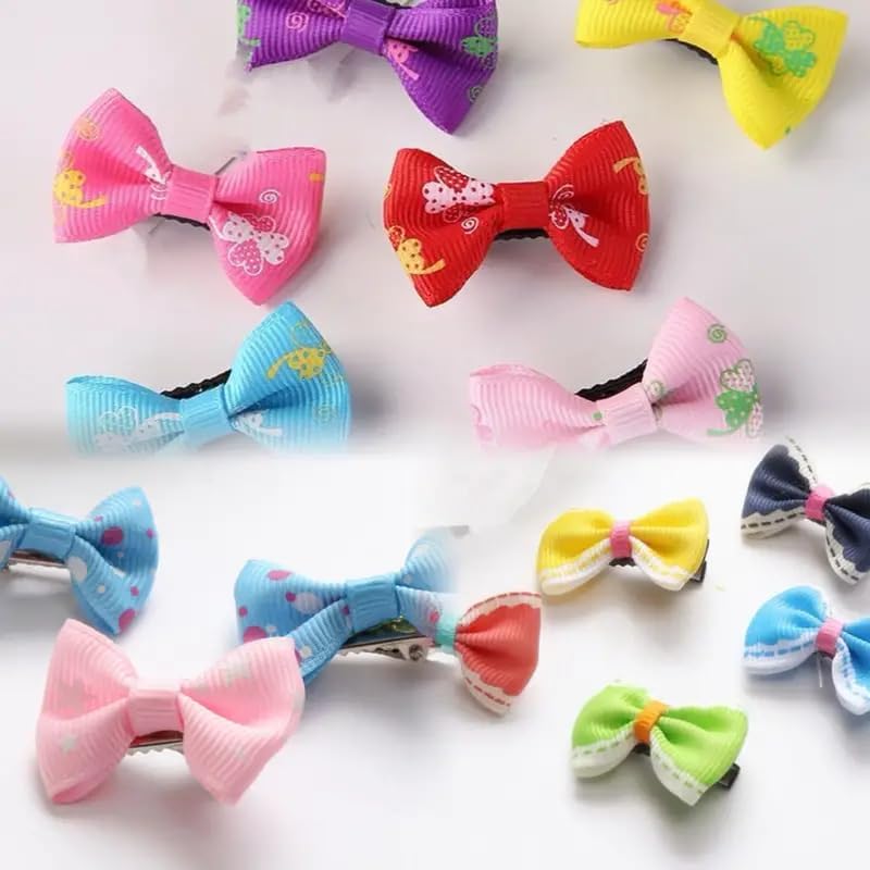 12pcs card  Kids Bow Hair Clips with Alligator Clip for kids and girls