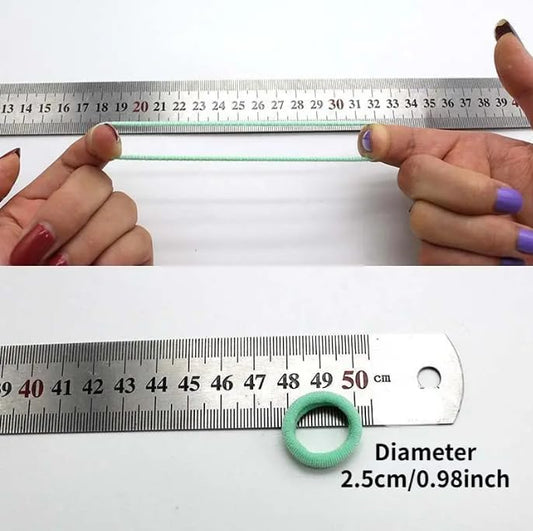 100 Pcs Black Baby Hair Ties for kids girl and babies