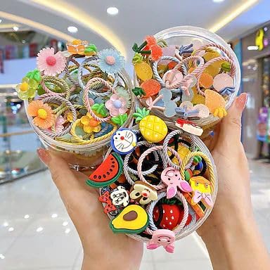 20pcs Cute Colorful Hair Ties for Babies and Girls