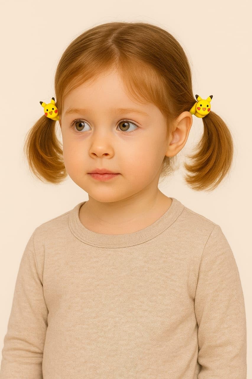 12 pcs Cartoon Hair Bands for babies,girls and kids