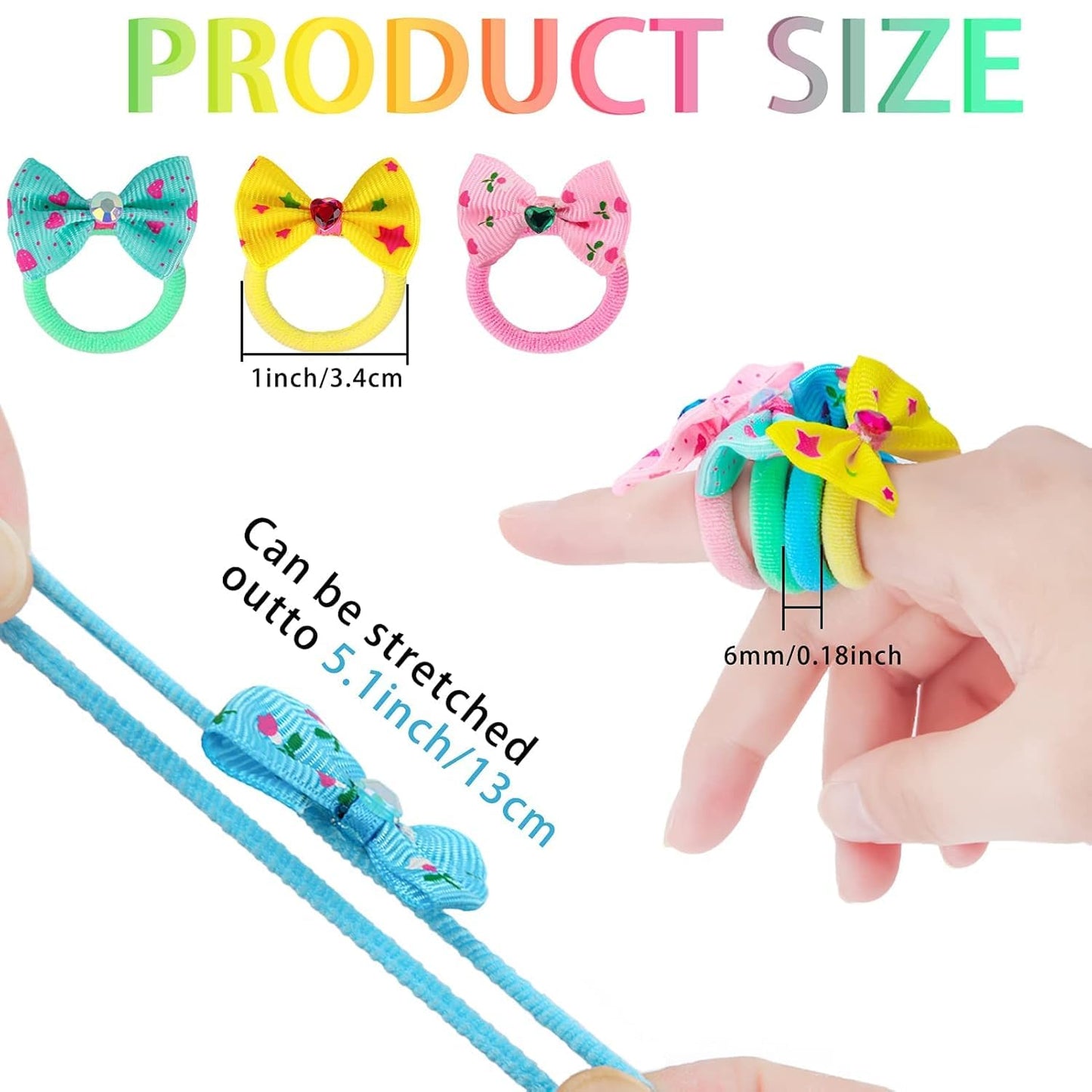 10pcs printed bow band for babies kids and girls