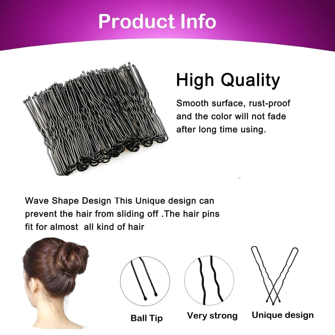 50pcs U pin medium -Jp brand for ladies (6cm)