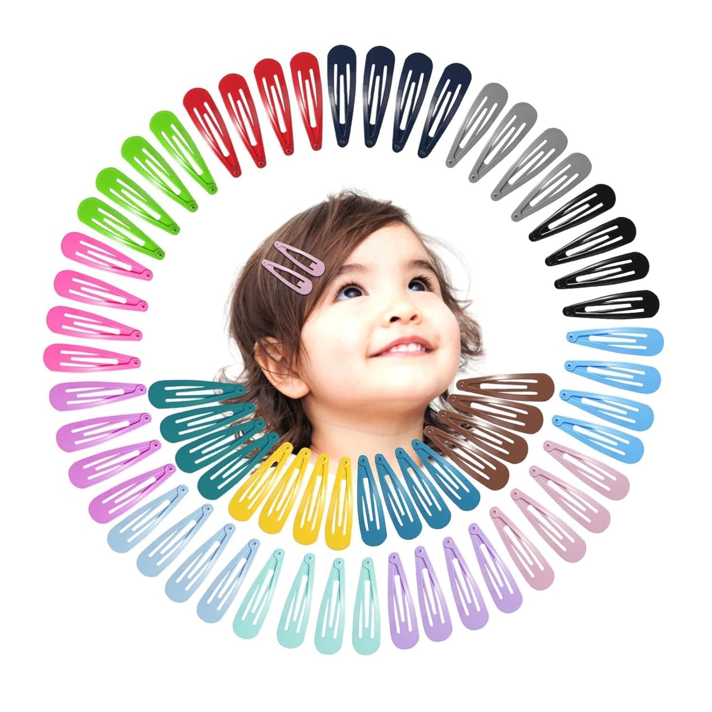 10pcs color tictac clips for kids and girls