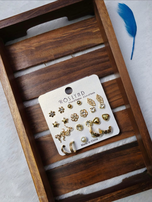 Latest Stylish Korean stud earings for girls and ladies